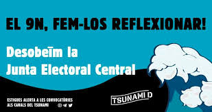 Tsunami Democràtic llama a la "desobediencia" el 9N